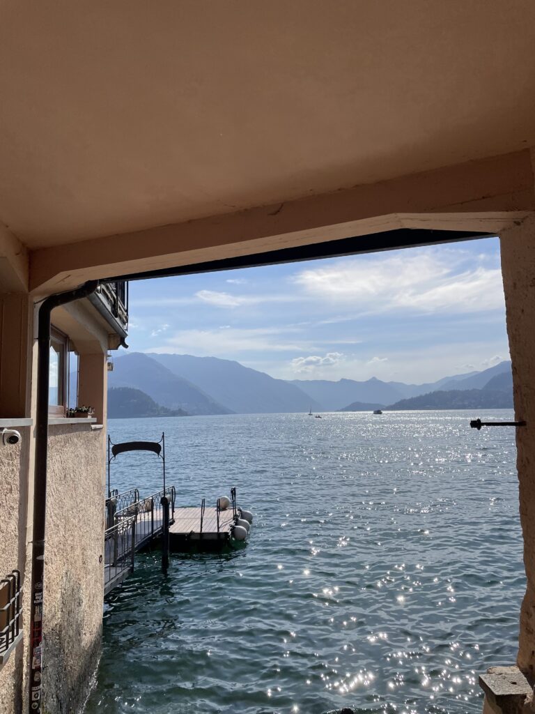 View of Lake Como in Italy